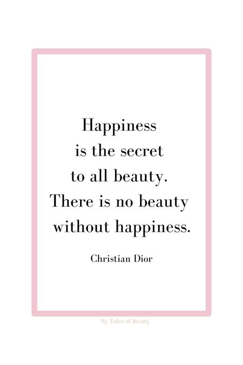 christian Dior quotes about happiness